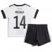 Cheap Germany Jamal Musiala #14 Home Football Kit Children World Cup 2022 Short Sleeve (+ pants)